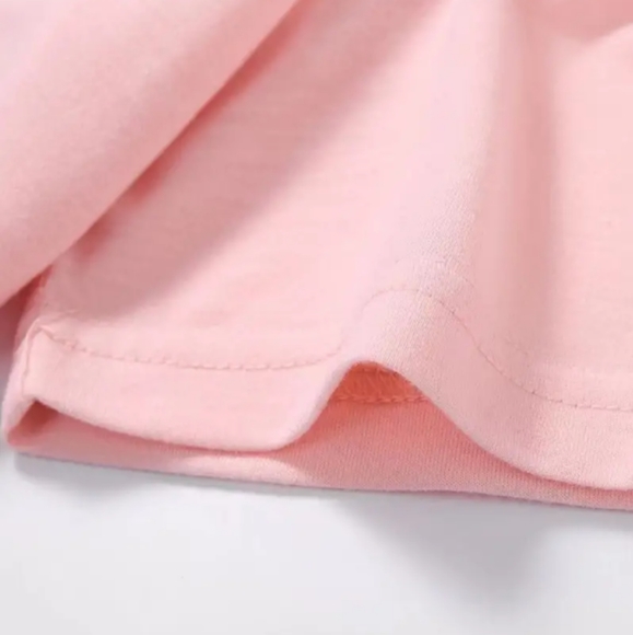 JUST LISTED  New Light Pink Top with Lacey Neckline - Picture 6 of 7